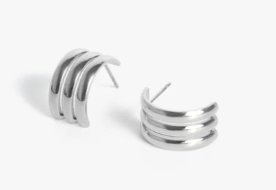 Petra Hoops - Silver