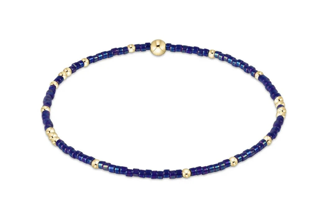 Hope Unwritten Bracelet - Blue Metallic