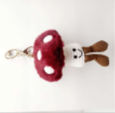 Cute Mushroom Bag Charm