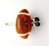 Football Bag Charm