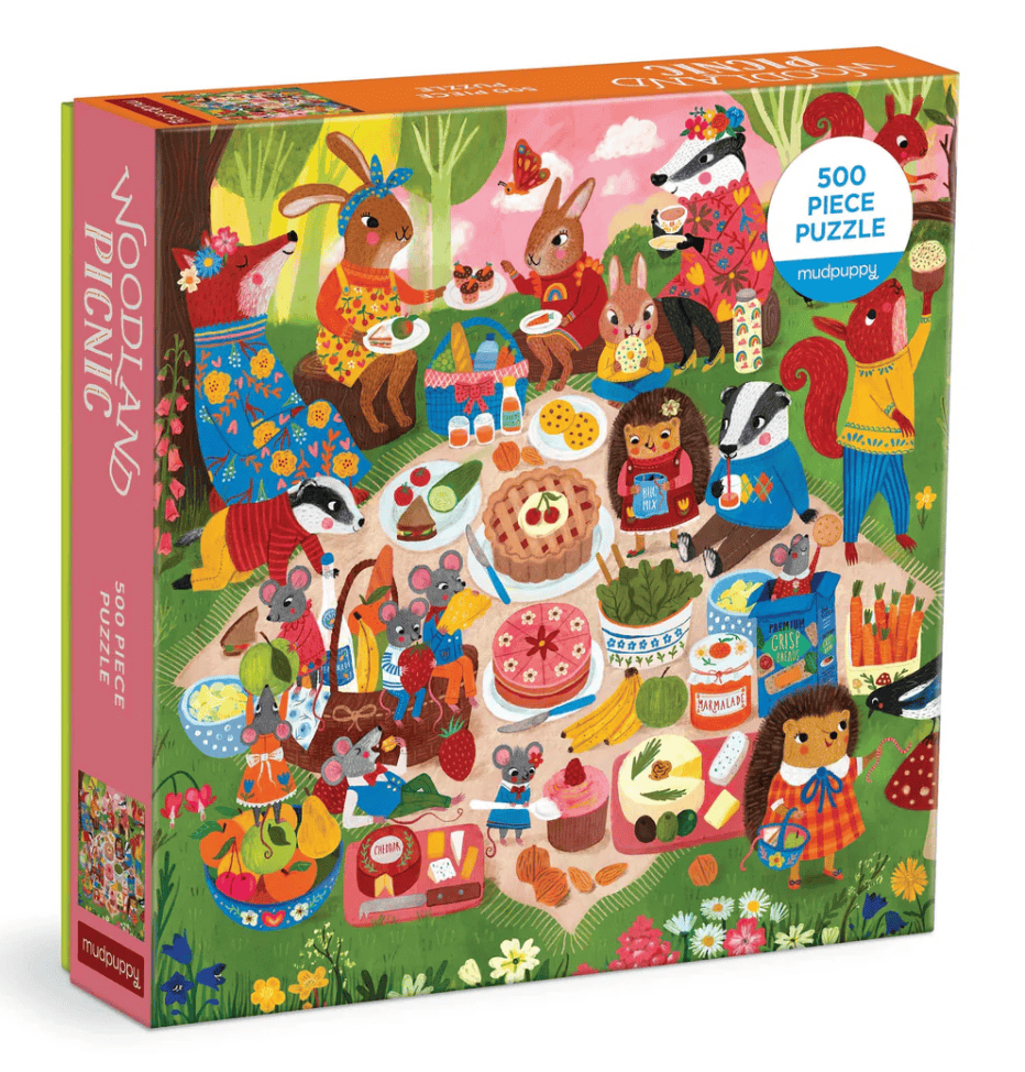 Woodland Picnic 500 Piece Family Puzzle
