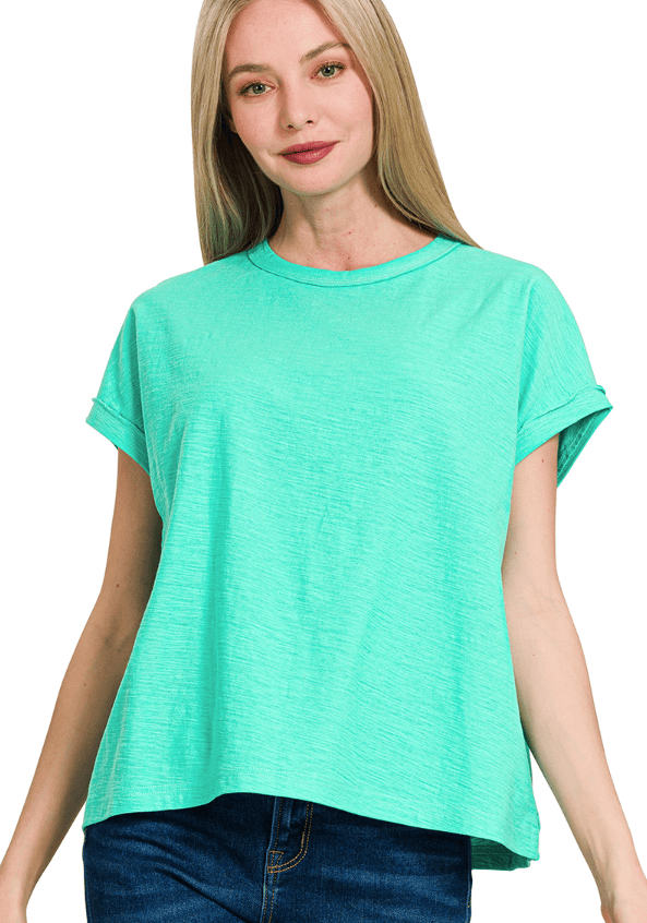 Mint Soft Cotton Tee