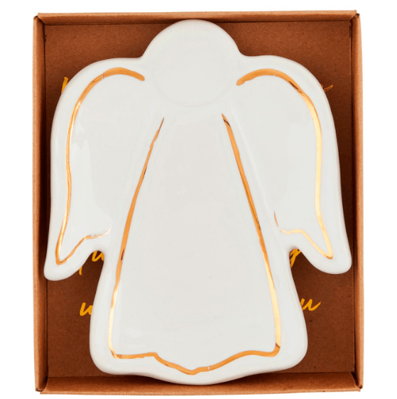 Stripe Wings Angel Tidbit Dish