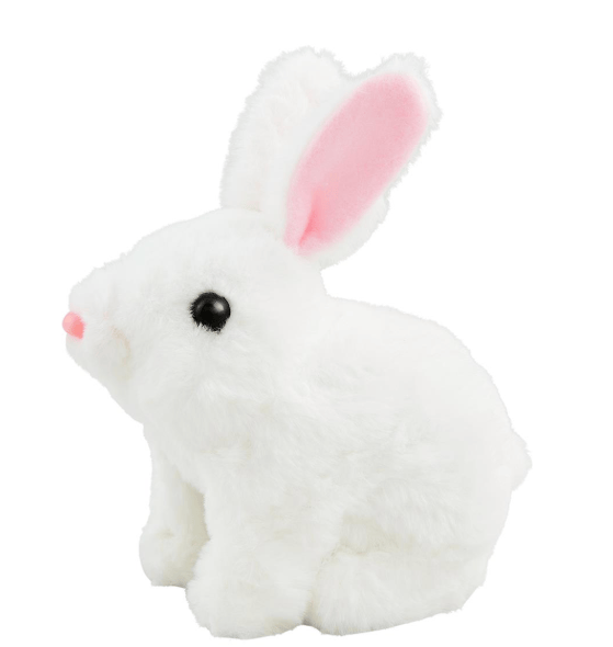 White Hoppin Bunny