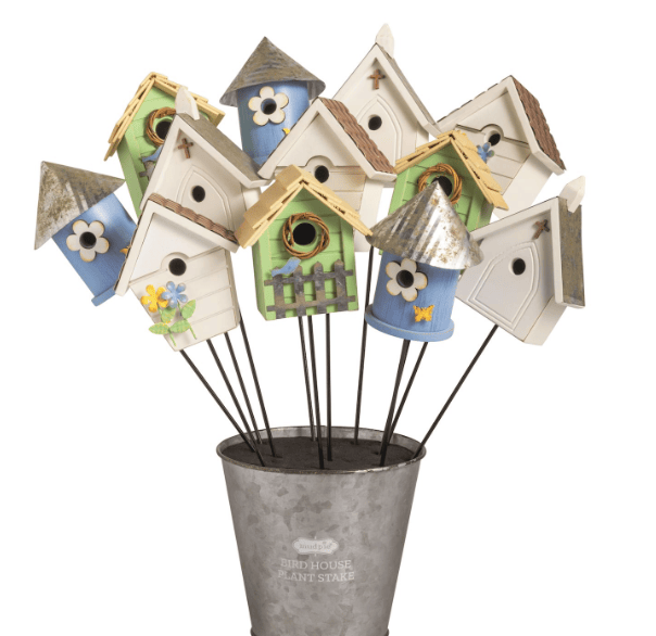 Bird House Plant Stakes