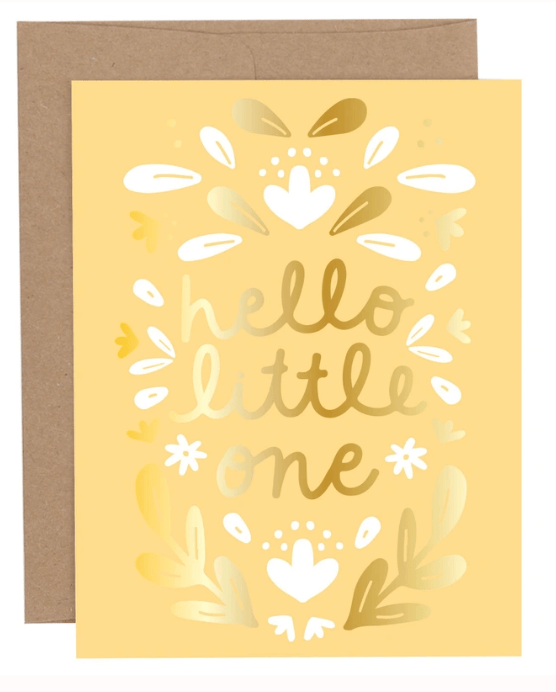 Hello Little One Greeting Card