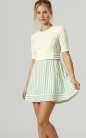 Ivory & Sage Combo Dress