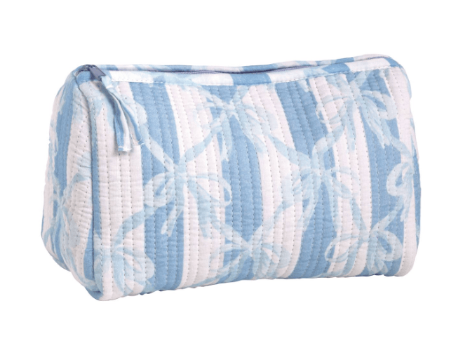 Blue Bow Block Print Case