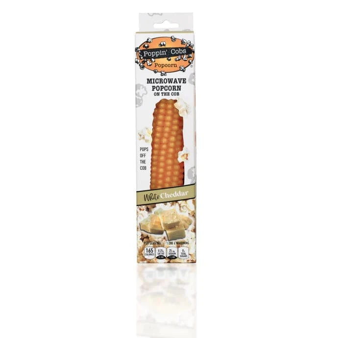 White Cheddar Seasoning Poppin' Cobs Microwave Popcorn