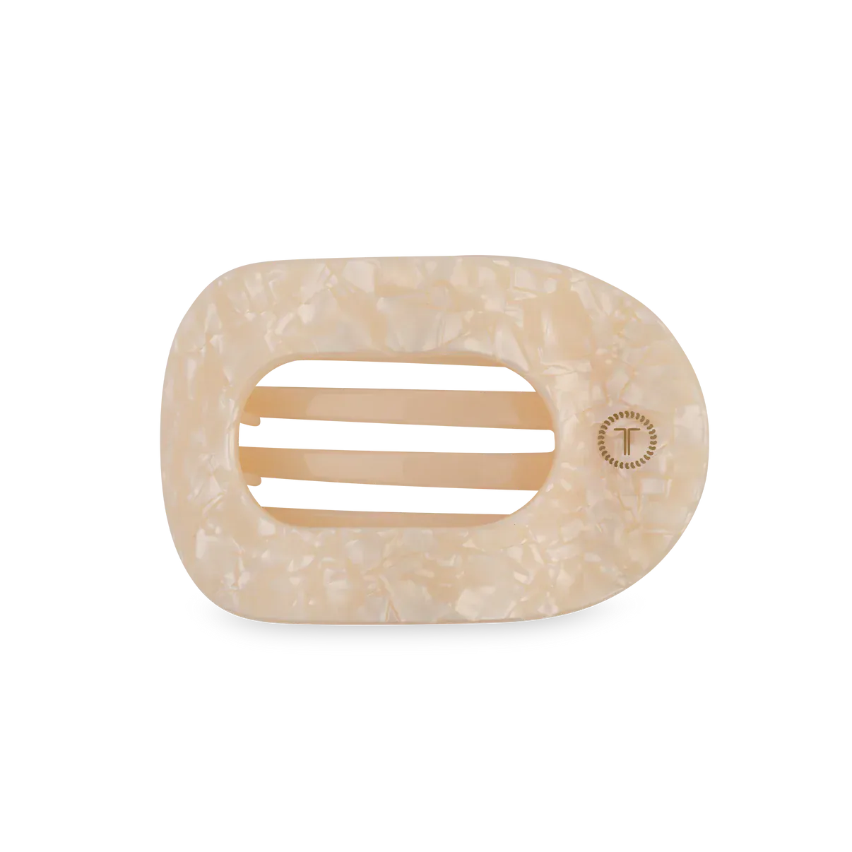 Soft Surf Medium Flat Round Hair Clip