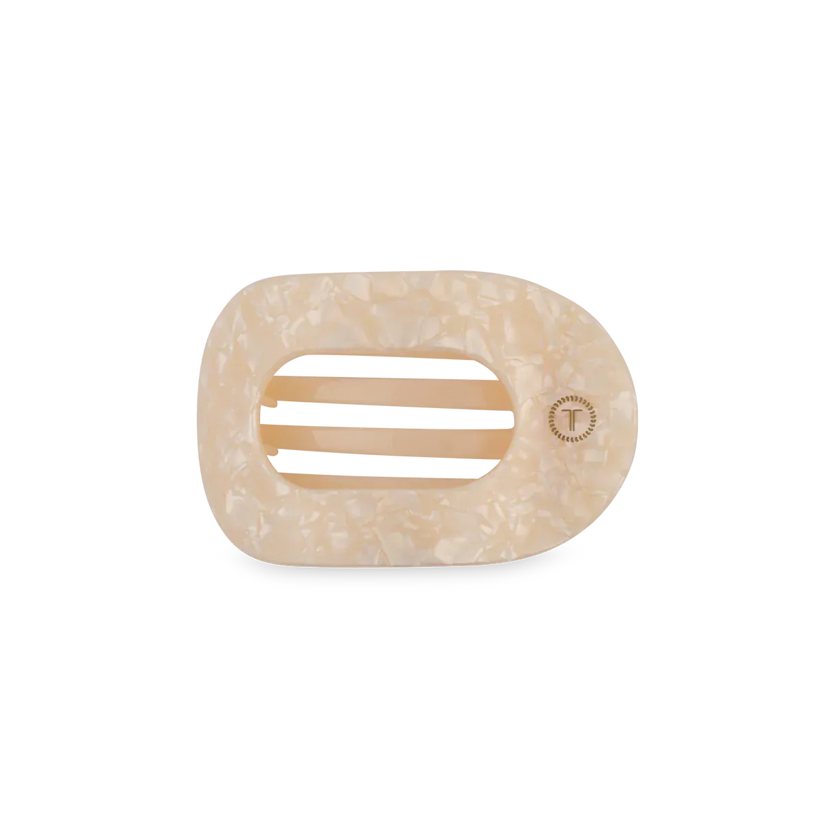 Soft Surf Small Flat Round Hair Clip