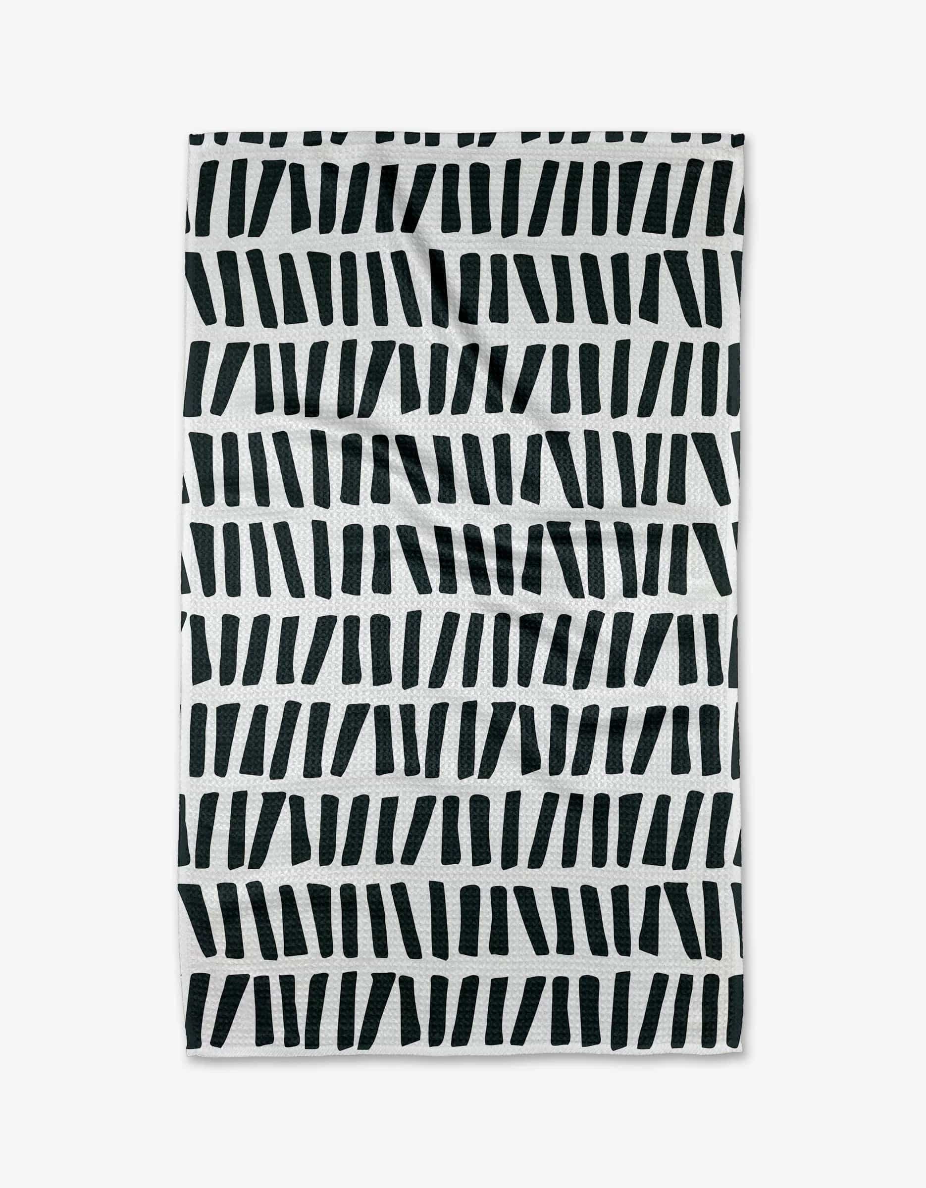 Geometry All Lined Up Kitchen Tea Towel