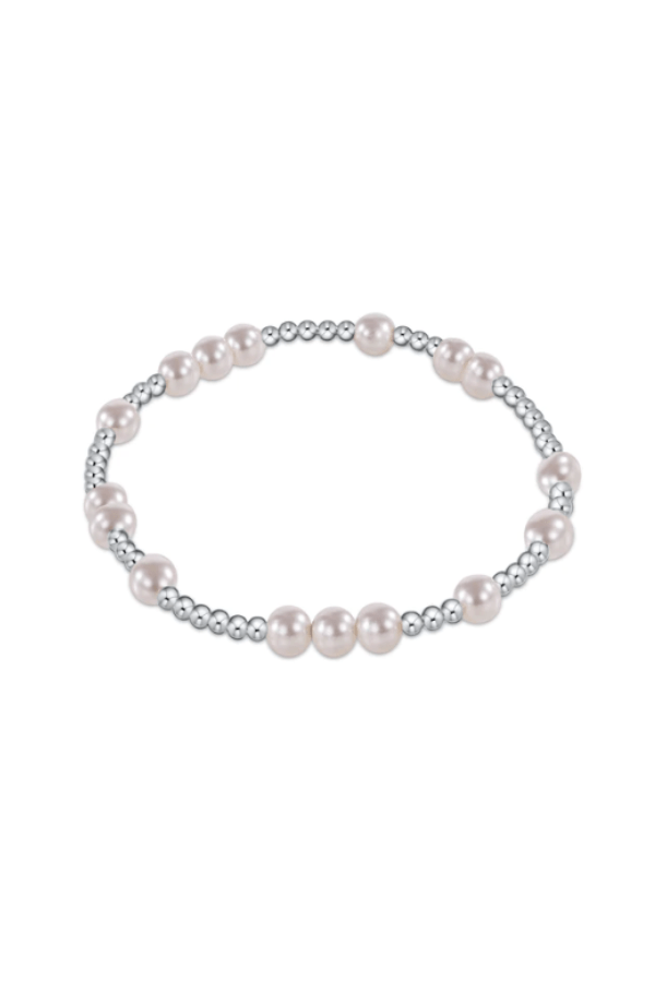 Hope Unwritten Sterling 5MM Bracelet - Pearl