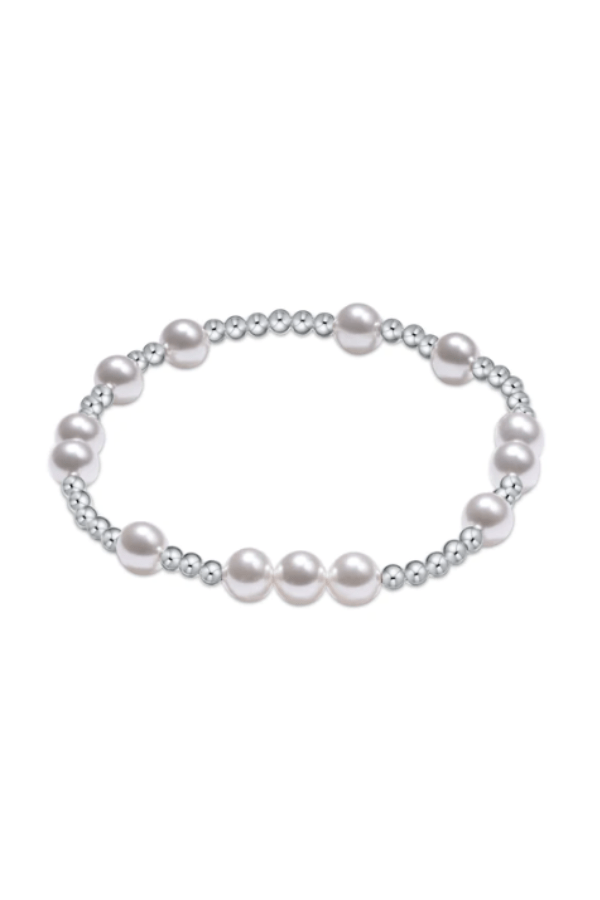 Hope Unwritten Sterling 6MM Bracelet - Pearl