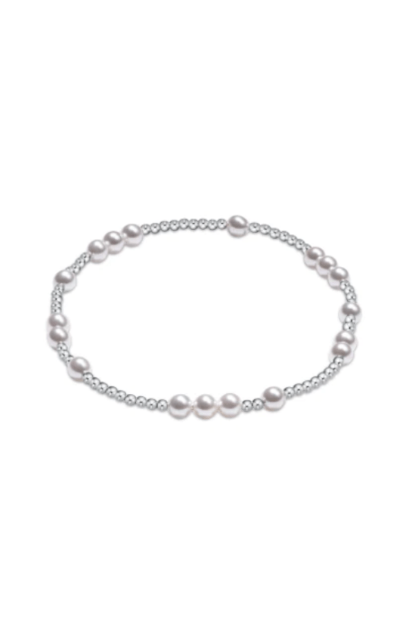 Hope Unwritten Sterling 4MM Bracelet - Pearl