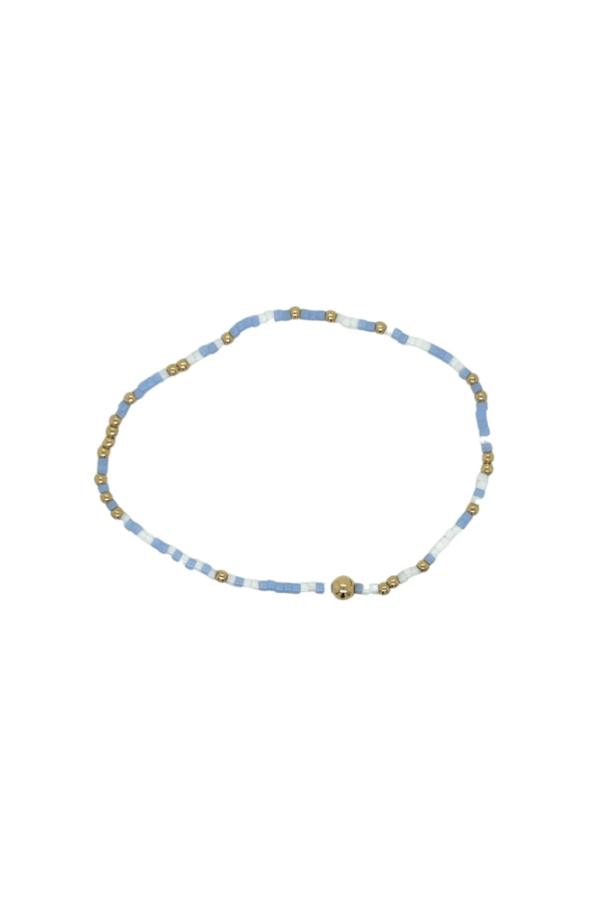 Gameday Hope Unwritten Bracelet - Light Blue-White