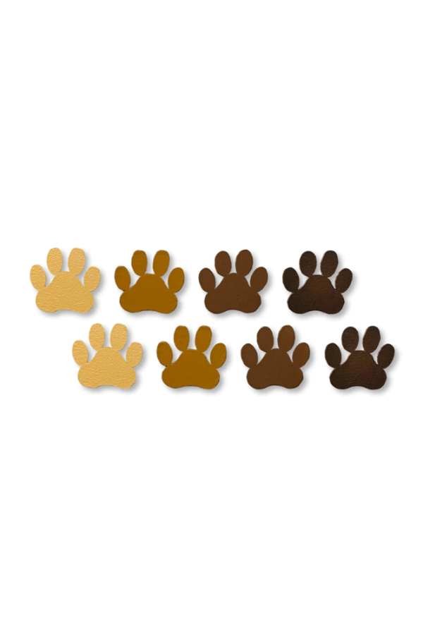 Paw Print Magnets S/8