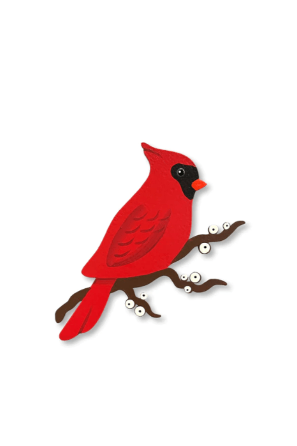 Cardinal on Holly Branch