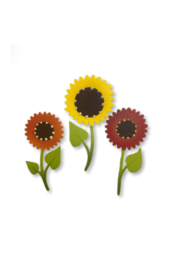 Autumn Sunflower Magnets S/3