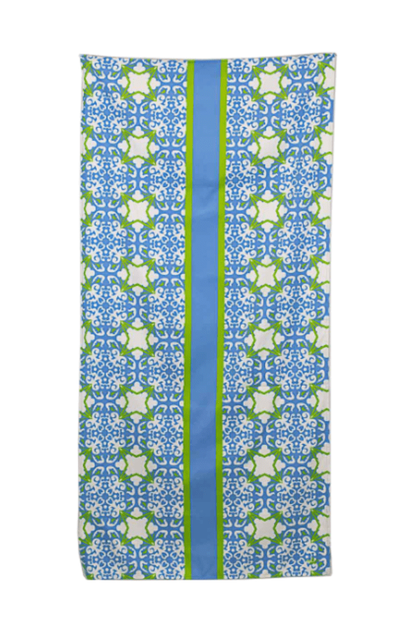 Palace Tile Beach Towel Lime