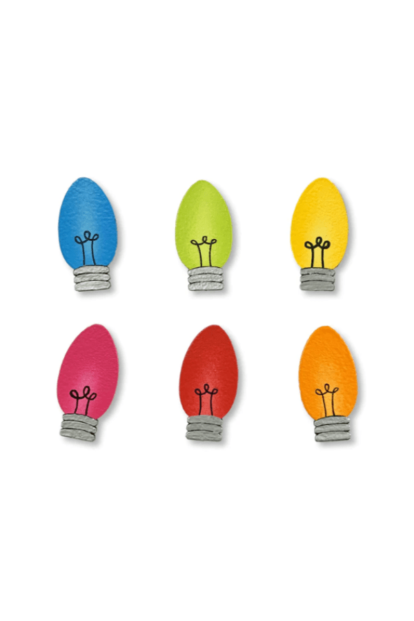 Christmas Lights Magnets S/6