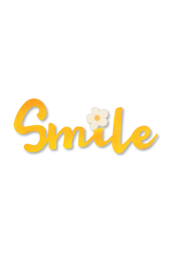 Smile (with Flower) Yellow
