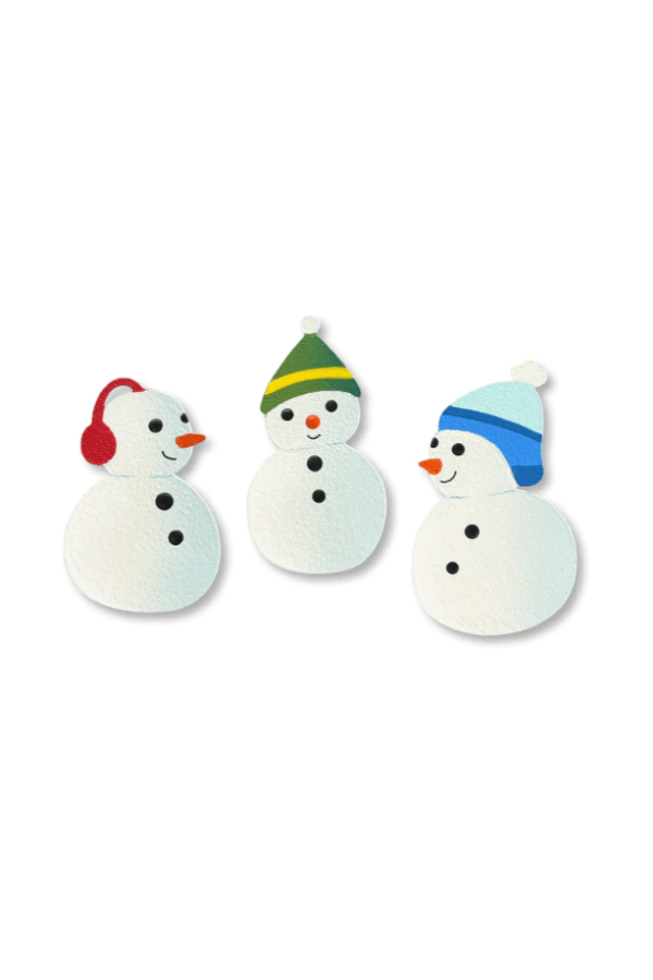Snowman Magnets S/3