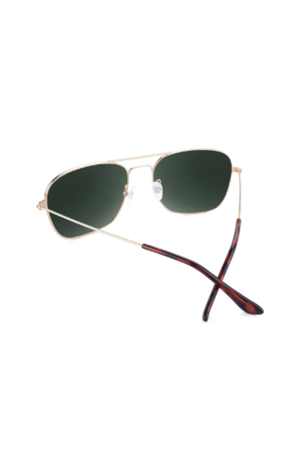 Gold Aviator Green Mount Evans Sunglasses