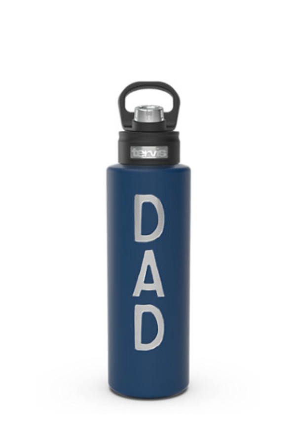 40oz Dad Deepwater Blue Stainless Waterbottle