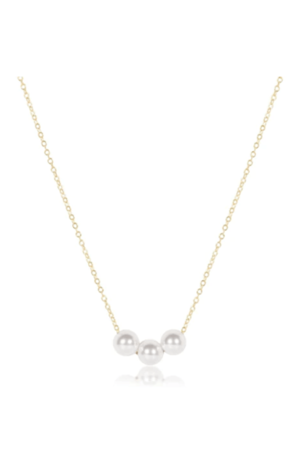 16" Necklace Gold - Joy Pearl