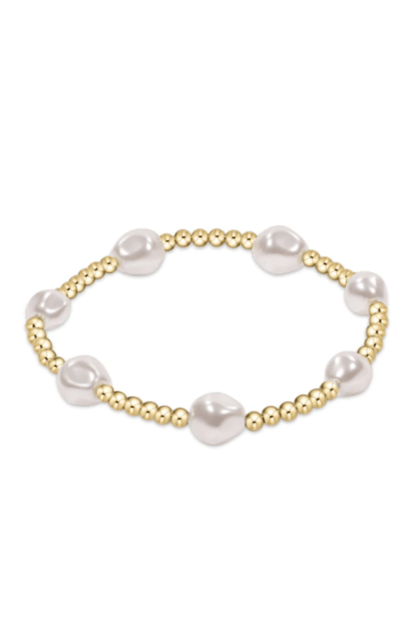 Extends Admire Pearl 3mm Gold Bracelet