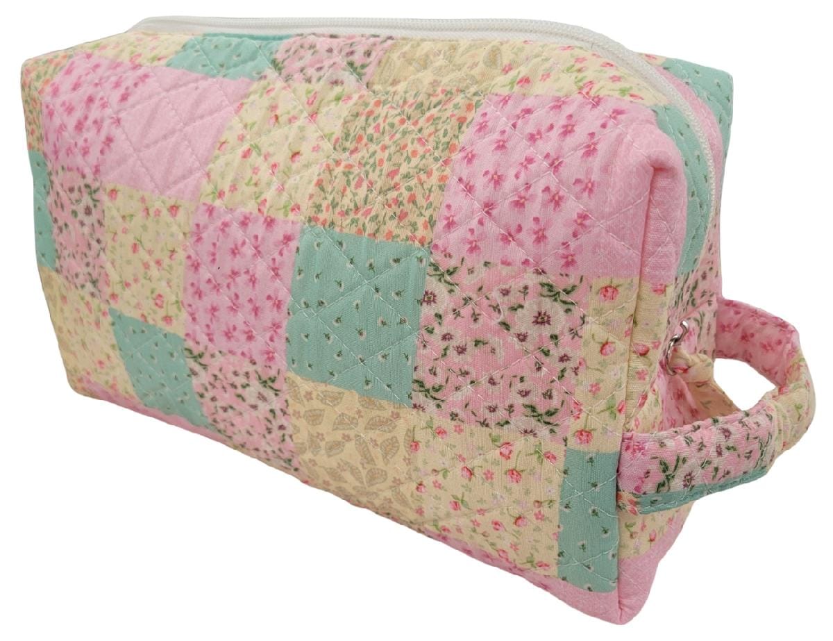 Summer Garden Quilted Vanity Bag