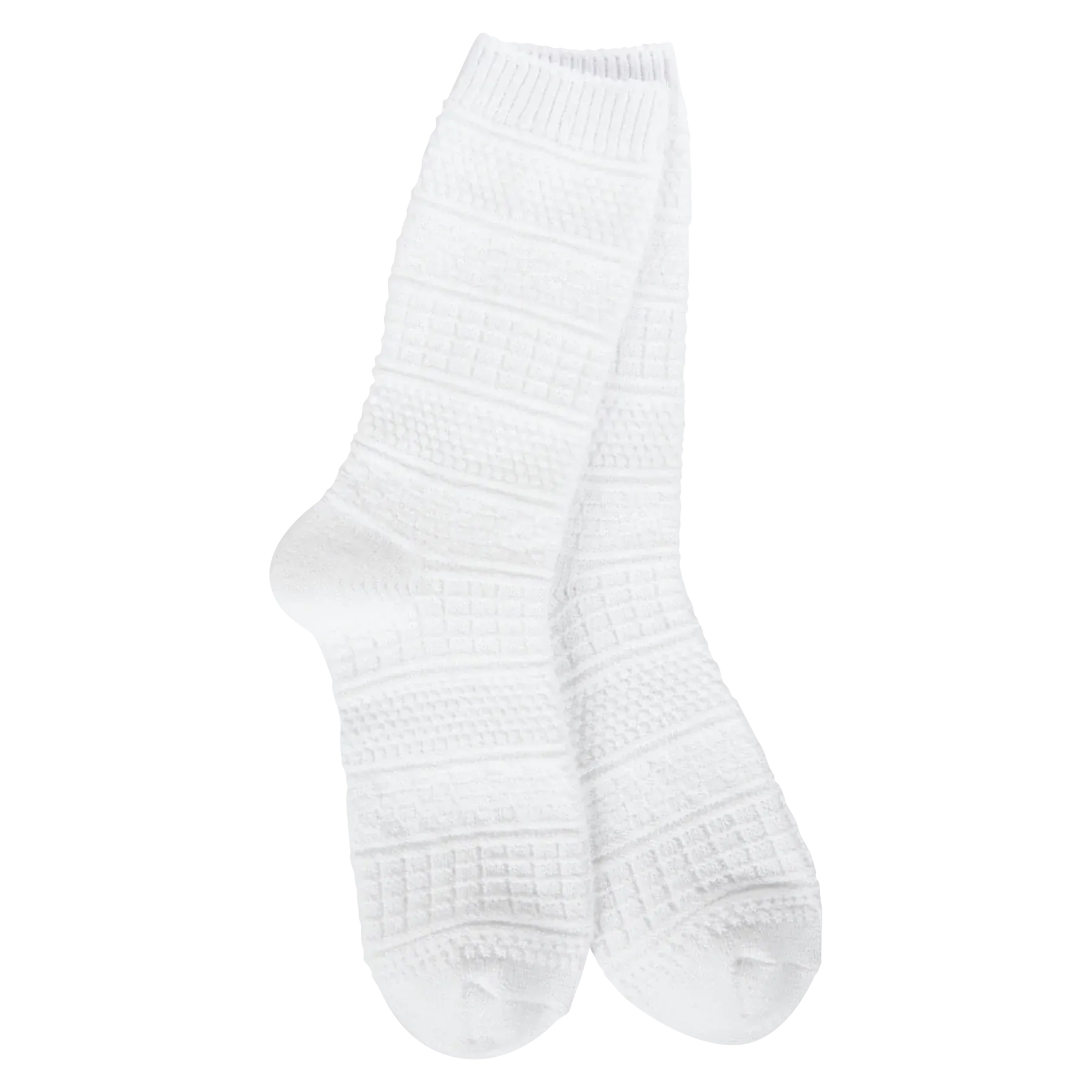 World's Softest Basket Crew - White