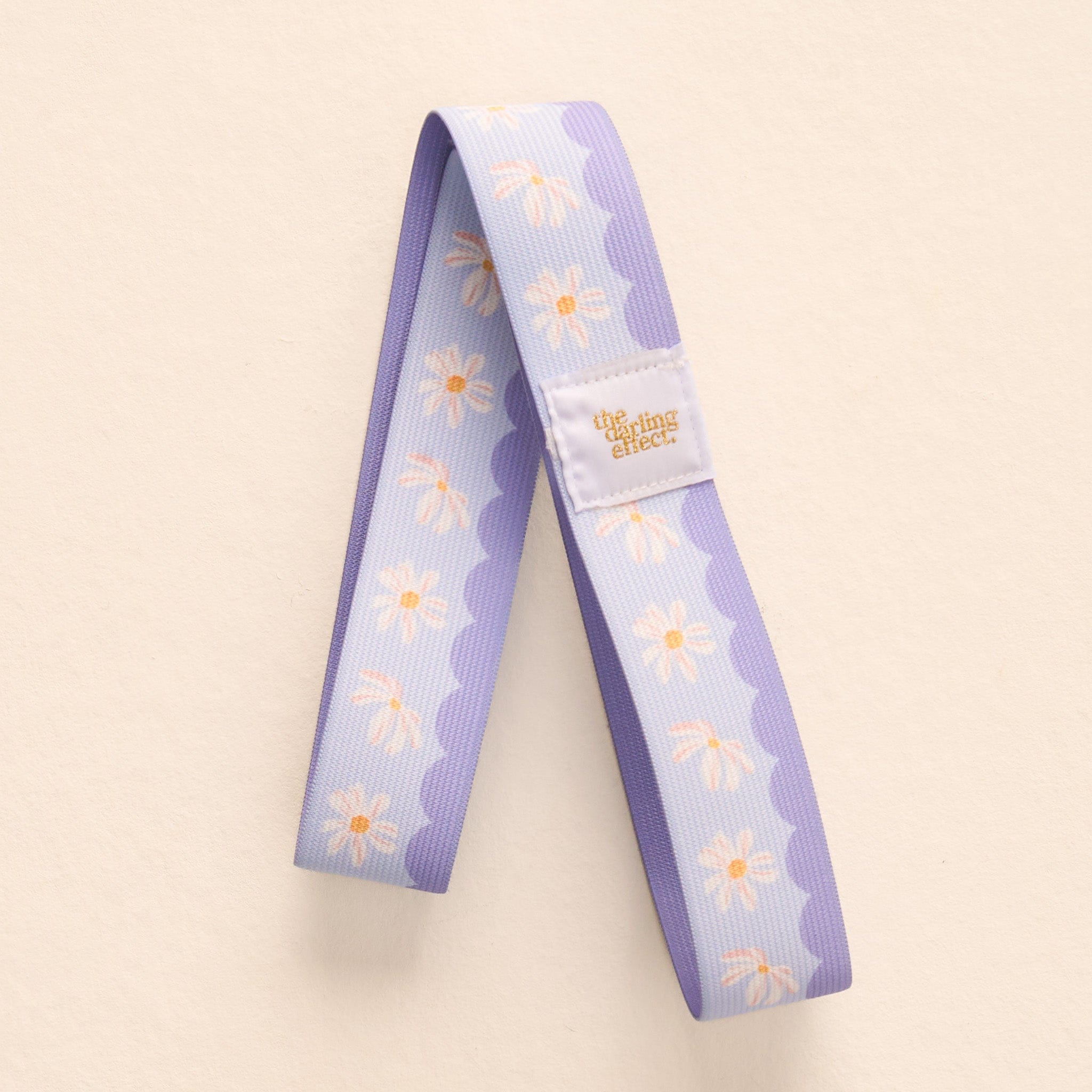 Stay Put Towel Band - Scalloped Floral Purple