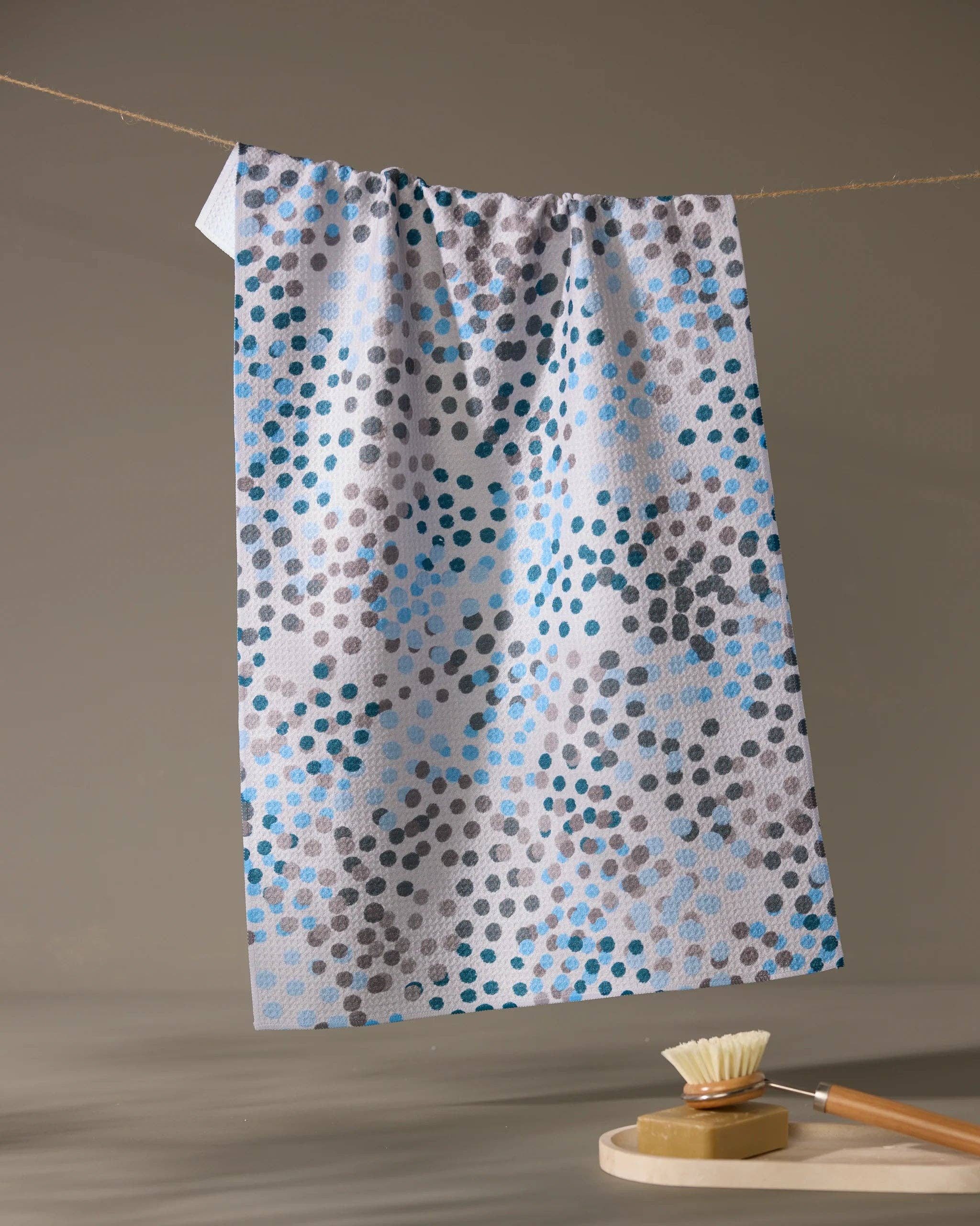 Cool Dots Tea Towel