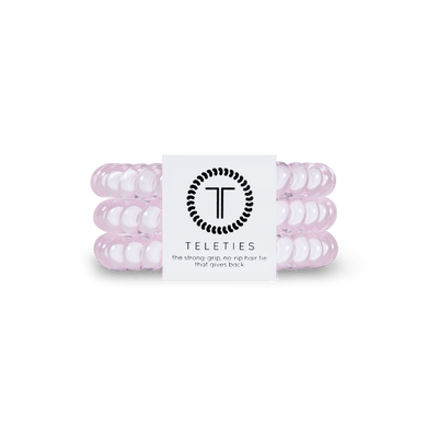 Spiral Hair Coils | Small | Rose Water Pink Hair Ties