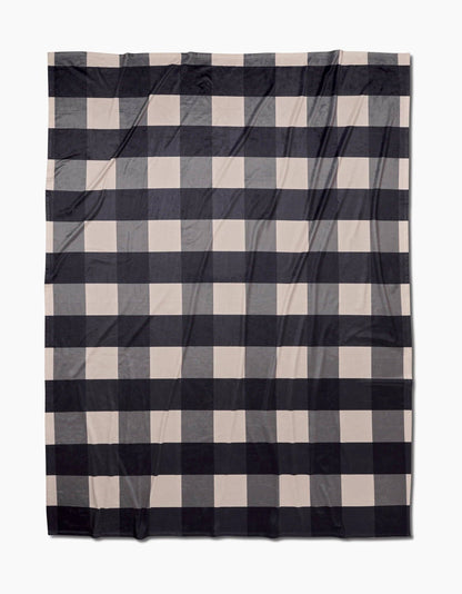 Snowy Gingham: Large - 60" x 80"
