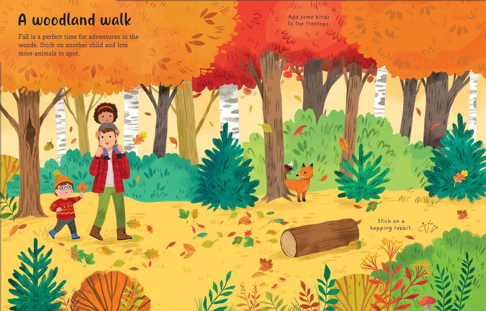 First Sticker Book Fall : Usborne