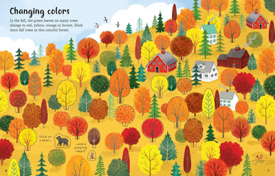 First Sticker Book Fall : Usborne