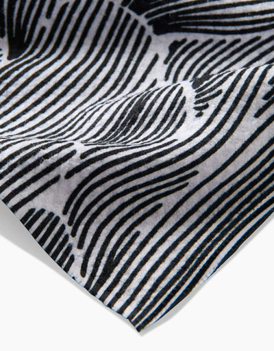 Geometry Posh Petals Fresh Linen Tea Towel