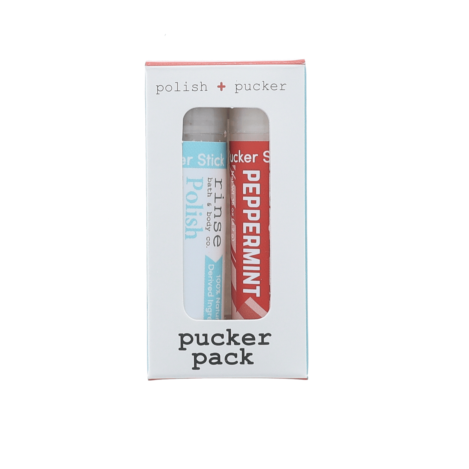 Pucker Pack (lip exfoliator + lip balm) | Natural Lip Care Gift Set
