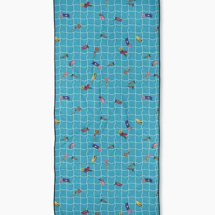 Geometry At The Pool Beach Towel