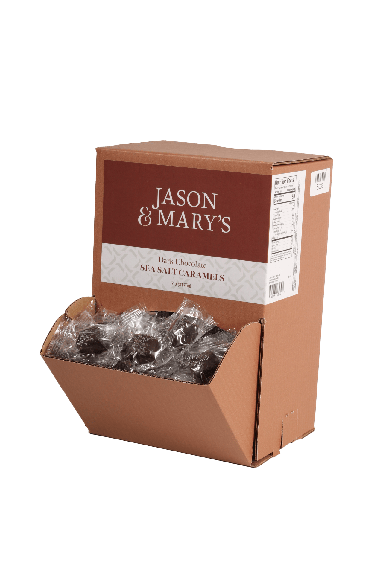 Bite Sized Dark Sea Salt Caramels