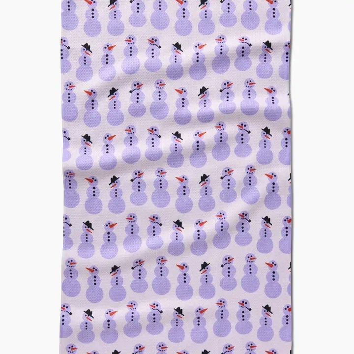 Geometry Felicity Purple Tea Towel