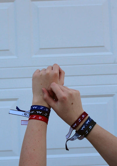 Bracelet Woven WWJD Assorted Colors