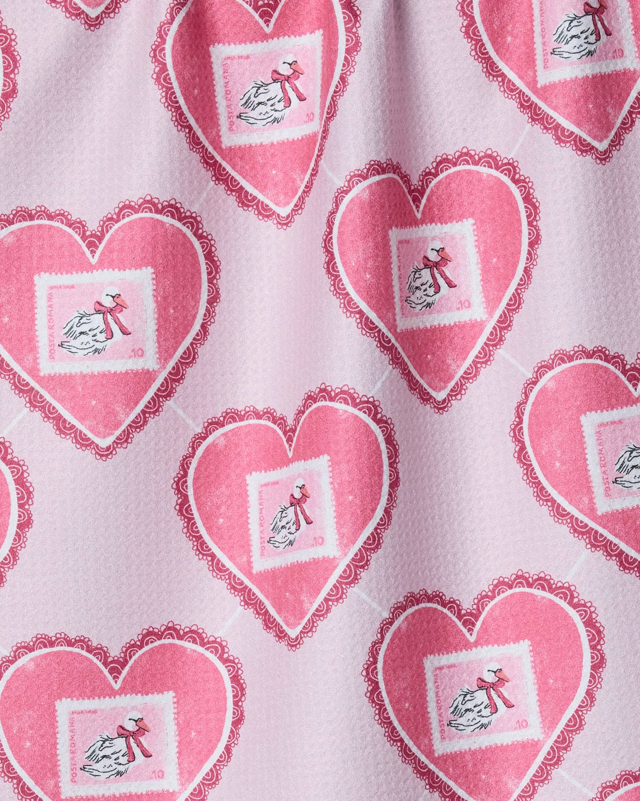 Geometry Swan Argyle Tea Towel