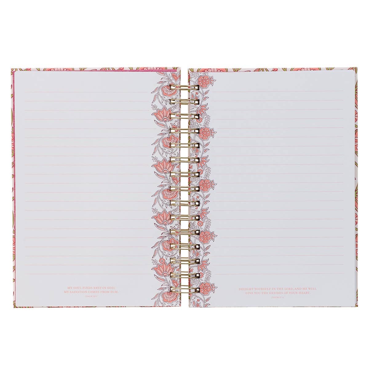 Journal Wirebound Pink Be Still & Know Ps. 46:10