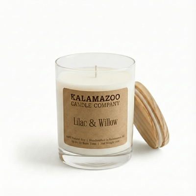 Lilac and Willow Soy Candle 10oz - Hand-Poured Michigan