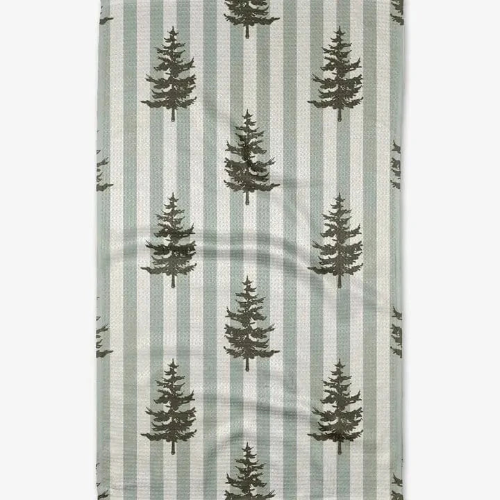 Geometry Fir Real Tea Towel
