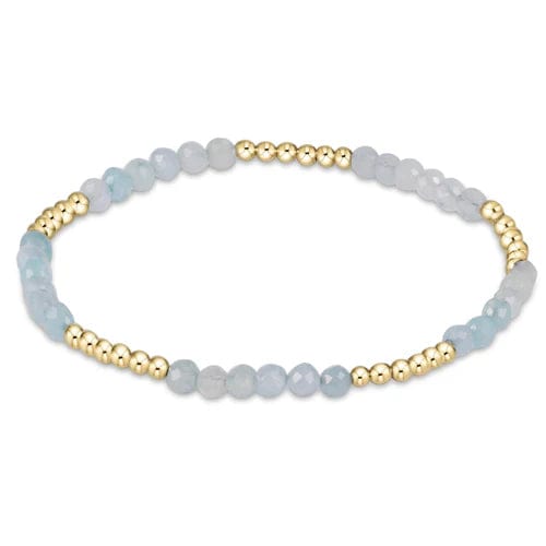 Blissful 2.5mm Bracelet - Aquamarine